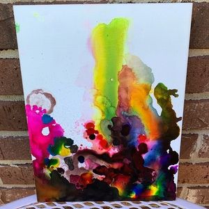 Small work of abstract art 9x12